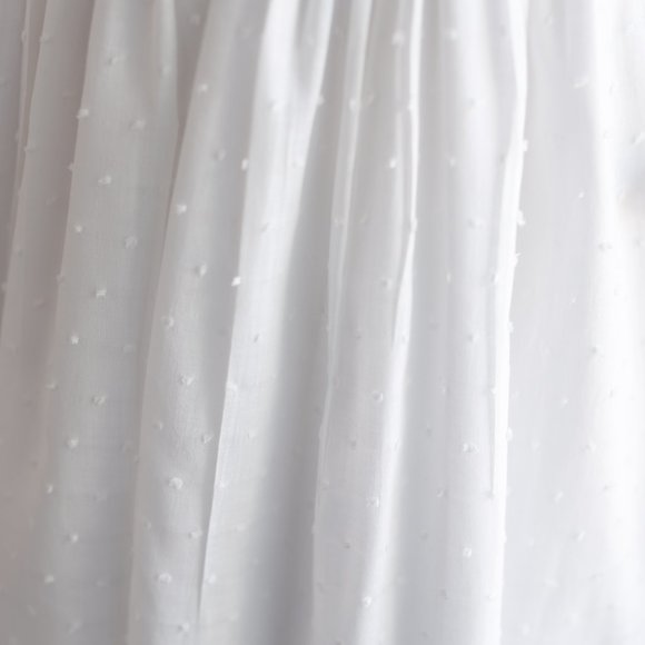 White Cotton Float Dress Bailey Boys Boutique Swiss Dot Eyelet Portrait NWT - Picture 5 of 6